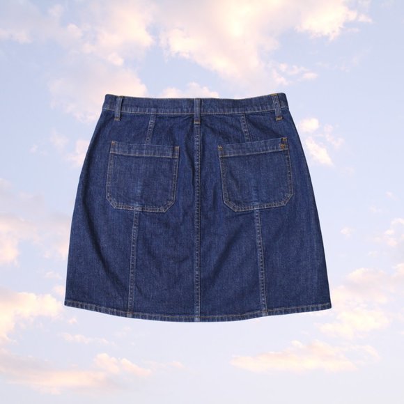 Madewell Denim Mini Skirt (like new!) - Picture 2 of 2